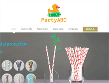 Tablet Screenshot of partyabc.com